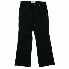 画像1: DAIRIKU/"Flare" Vintage Wash Painter Chino Pants（Black）［"フレア"ヴィンテージウォッシュペインターチノパン-26秋冬］ (1)