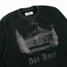画像3: DAIRIKU/"Odd Hotel" Silk-Cotton Sweater（Black）［クルーネックスウェット-26秋冬］ (3)