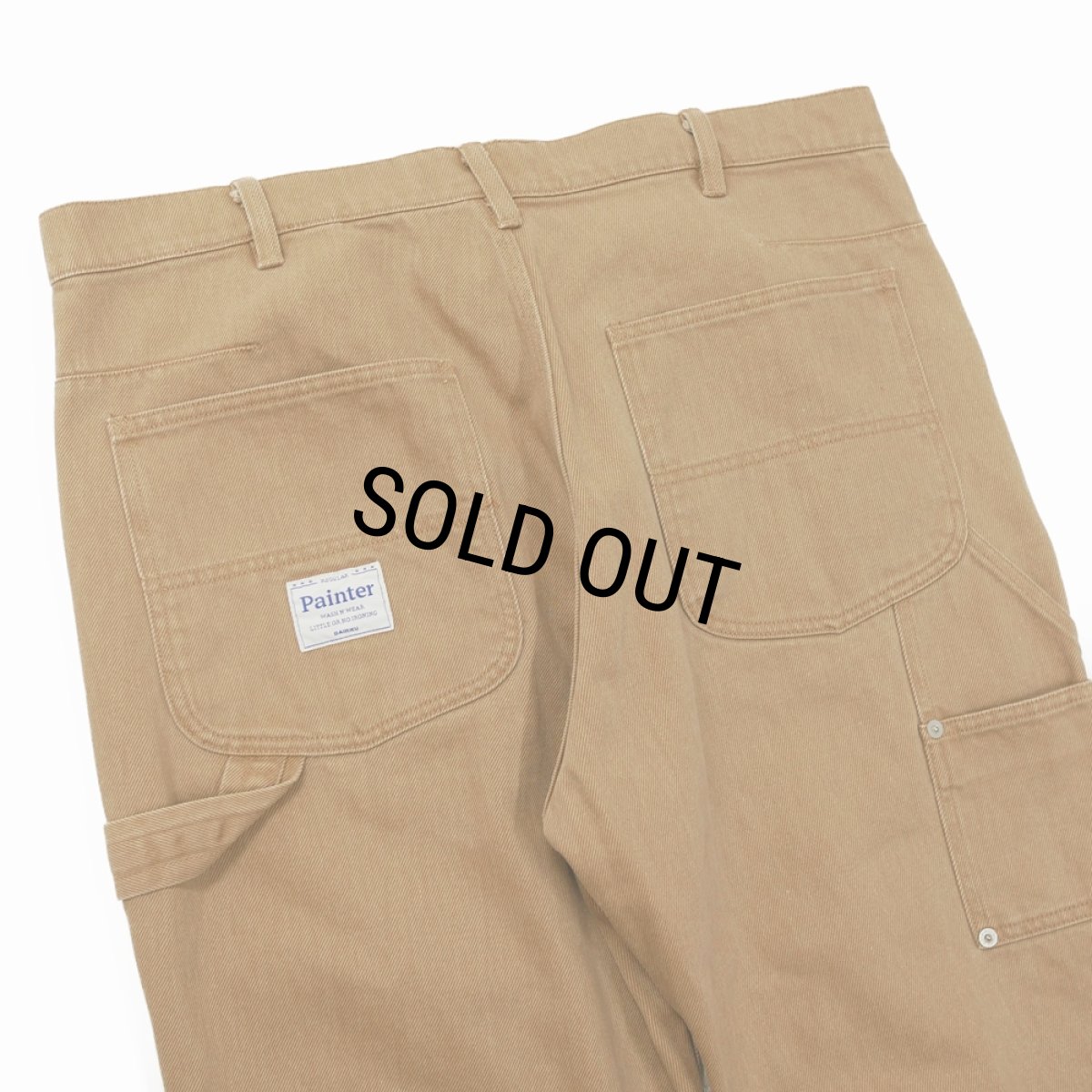 画像5: DAIRIKU/"Flare" Vintage Wash Painter Chino Pants（Beige）［"フレア"ヴィンテージウォッシュペインターチノパン-26秋冬］ (5)