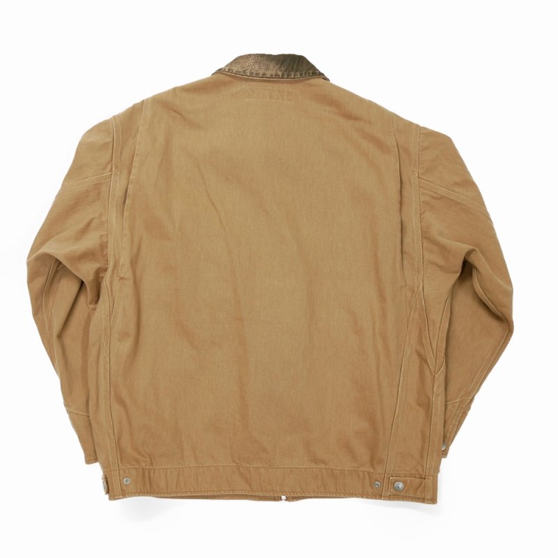 画像2: DAIRIKU/"Dairiku Work Wear" Vintage Wash Jacket（Beige）［ヴィンテージウォッシュJKT-26秋冬］
