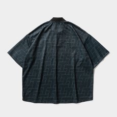 画像2: TIGHTBOOTH/JERSEY OPEN POLO（Black）［ジャージオープンポロ-26夏］ (2)