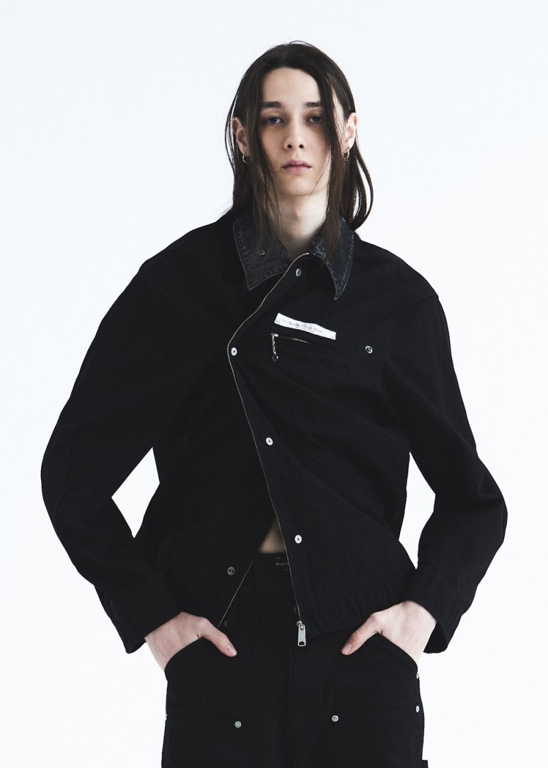 画像3: DAIRIKU/"Dairiku Work Wear" Vintage Wash Jacket（Black）［ヴィンテージウォッシュJKT-26秋冬］