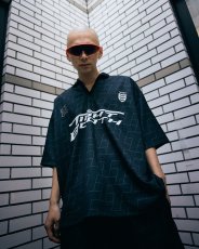 画像11: TIGHTBOOTH/JERSEY OPEN POLO（Black）［ジャージオープンポロ-26夏］ (11)