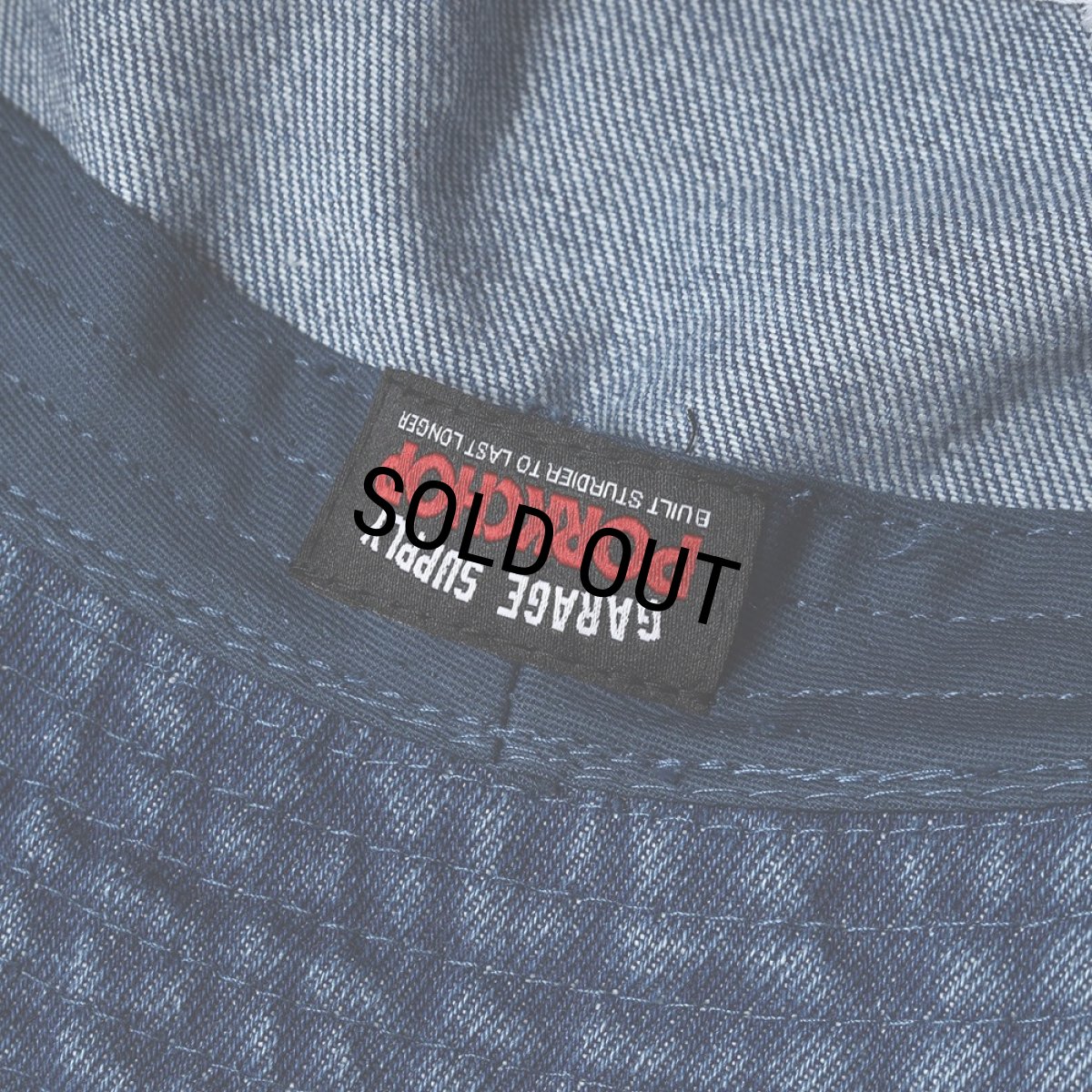 画像5: PORKCHOP/P POWER DENIM BUCKET HAT（DARK BLUE）［デニムバケットハット-26秋冬］ (5)