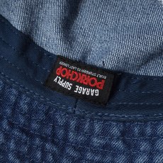 画像5: PORKCHOP/P POWER DENIM BUCKET HAT（DARK BLUE）［デニムバケットハット-26秋冬］ (5)