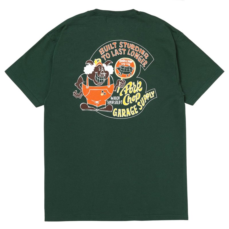 画像2: PORKCHOP/PORKY TEE（FOREST GREEN）［ポーキーT-26秋冬］