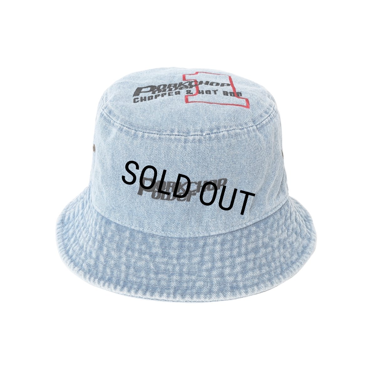 画像1: PORKCHOP/P POWER DENIM BUCKET HAT（LIGHT BLUE）［デニムバケットハット-26秋冬］ (1)