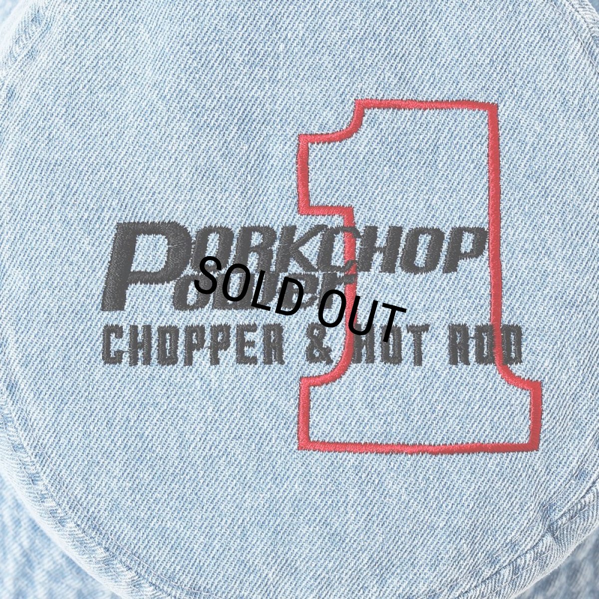 画像3: PORKCHOP/P POWER DENIM BUCKET HAT（LIGHT BLUE）［デニムバケットハット-26秋冬］ (3)