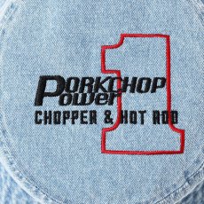 画像3: PORKCHOP/P POWER DENIM BUCKET HAT（LIGHT BLUE）［デニムバケットハット-26秋冬］ (3)