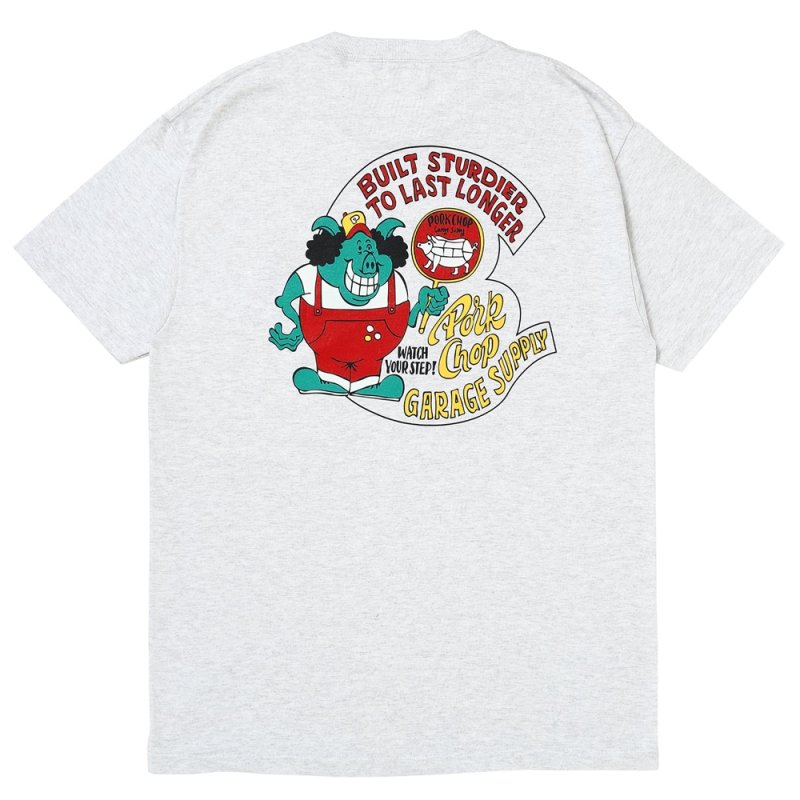 画像2: PORKCHOP/PORKY TEE（ASH）［ポーキーT-26秋冬］