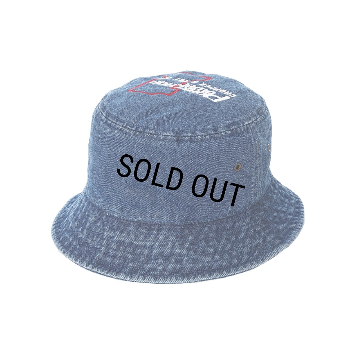 画像2: PORKCHOP/P POWER DENIM BUCKET HAT（DARK BLUE）［デニムバケットハット-26秋冬］ (2)