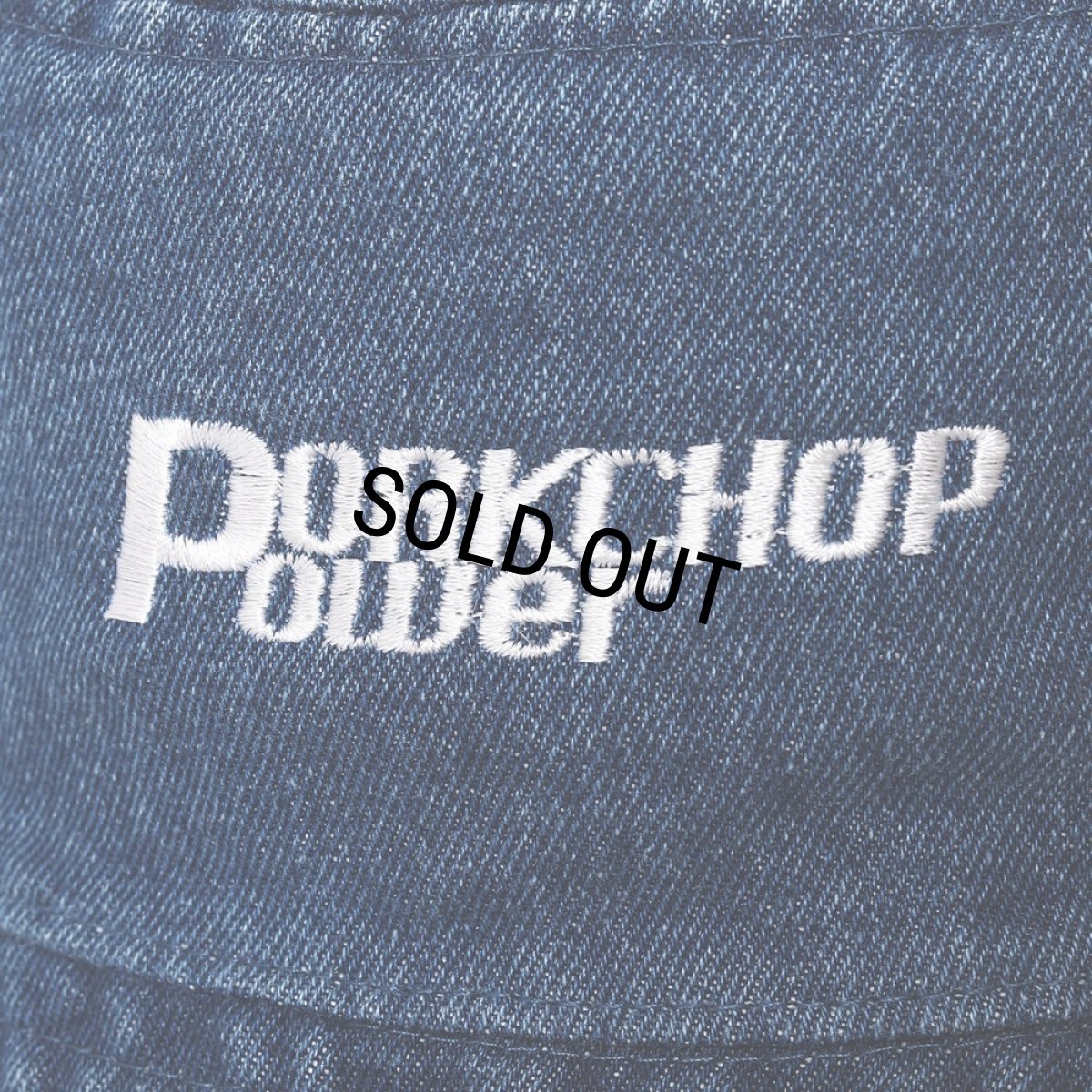 画像4: PORKCHOP/P POWER DENIM BUCKET HAT（DARK BLUE）［デニムバケットハット-26秋冬］ (4)