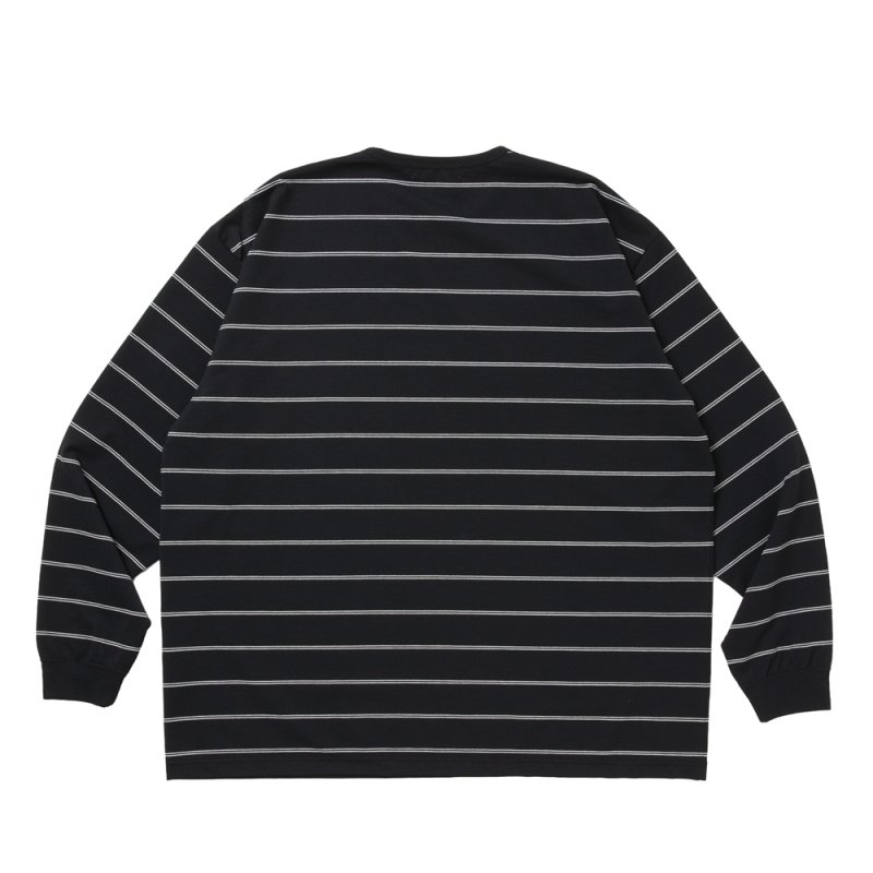 画像2: COOTIE PRODUCTIONS/Dry Tech Jersey Border L/S Tee（Black）［ドライテックボーダー長袖T-26秋冬］