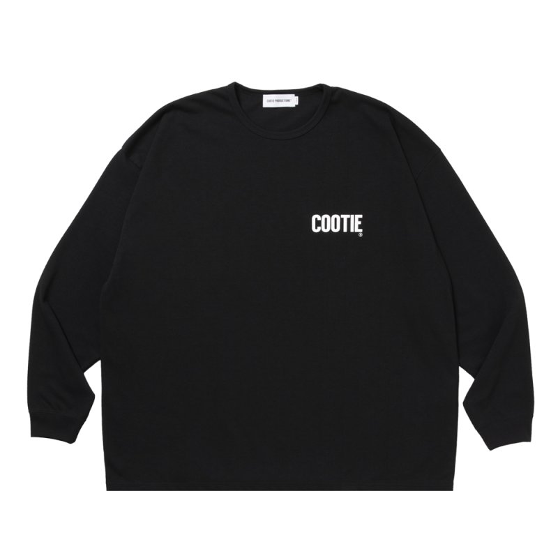 画像1: COOTIE PRODUCTIONS/Dry Tech Jersey Oversized L/S Tee（Black）［ドライテックオーバーサイズ長袖T-26秋冬］