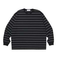 画像1: COOTIE PRODUCTIONS/Dry Tech Jersey Border L/S Tee（Black）［ドライテックボーダー長袖T-26秋冬］ (1)