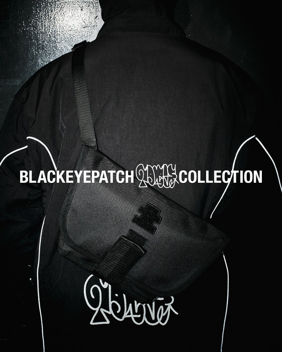 画像4: BlackEyePatch/TORU OG VELCRO SHOULDER BAG（BLACK） (4)