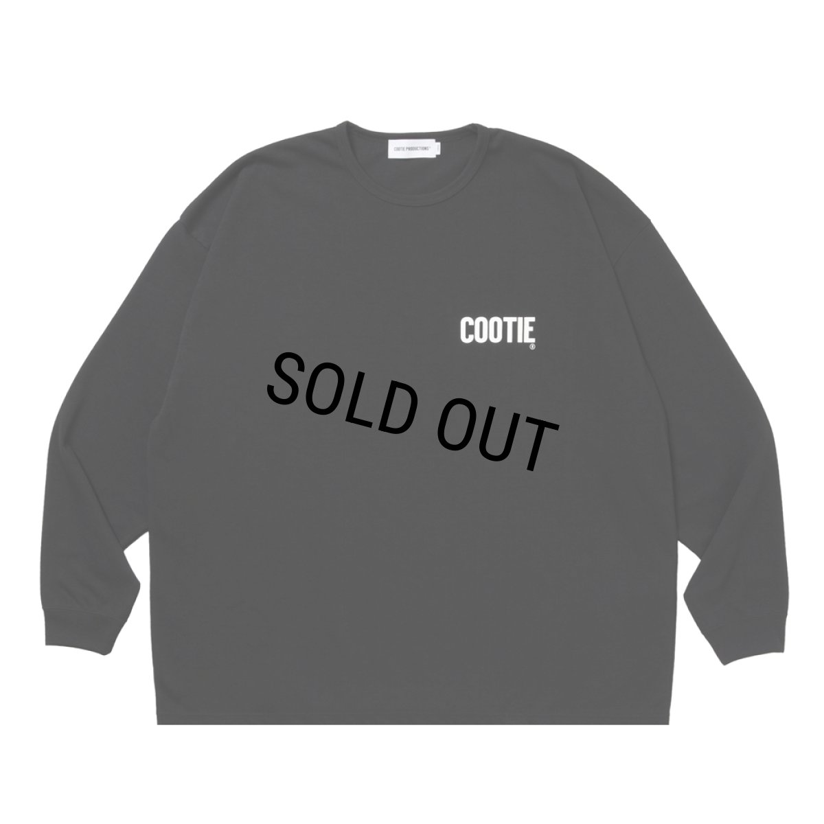画像1: COOTIE PRODUCTIONS/Dry Tech Jersey Oversized L/S Tee（Black）［ドライテックオーバーサイズ長袖T-26秋冬］ (1)