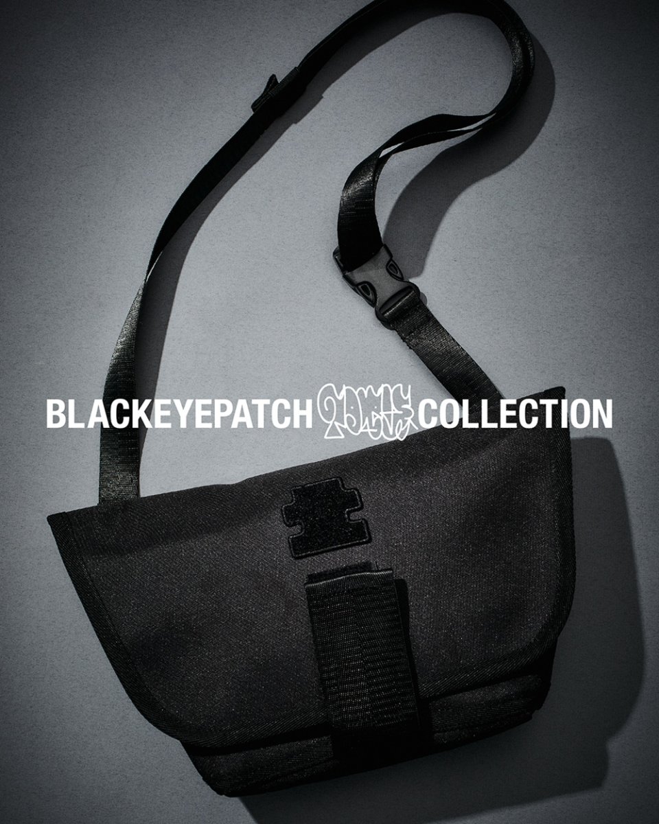画像5: BlackEyePatch/TORU OG VELCRO SHOULDER BAG（BLACK） (5)