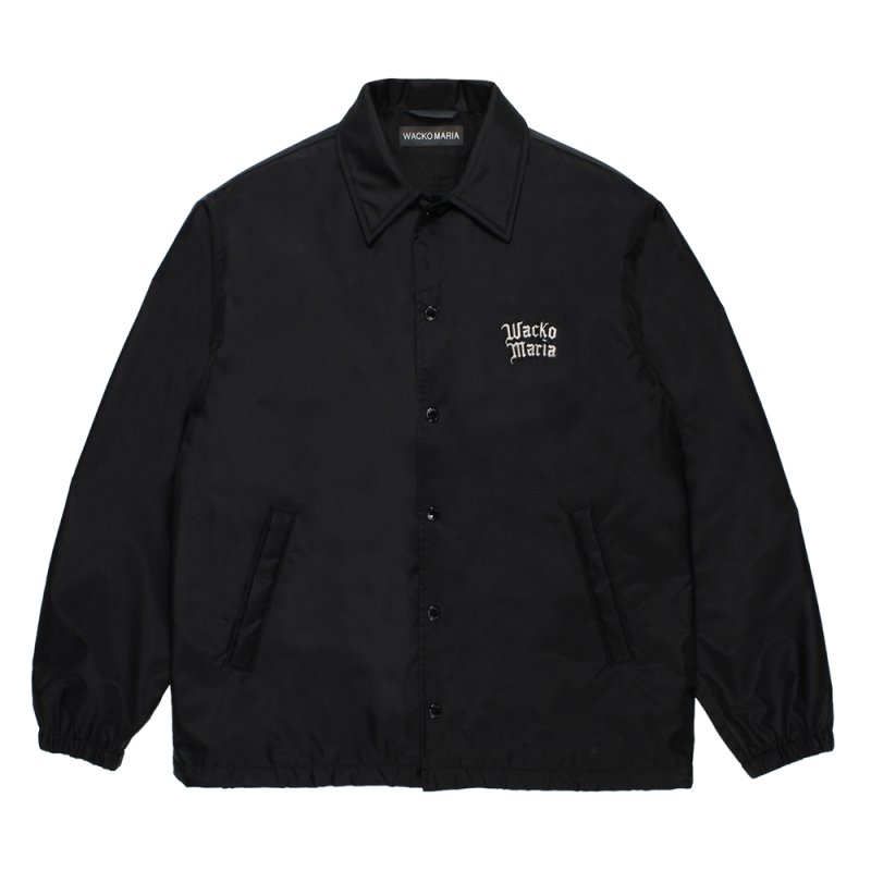 画像1: WACKO MARIA/COACH JACKET（BLACK）［コーチJKT-26秋冬］