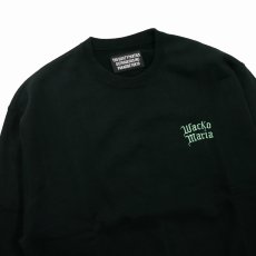 画像3: WACKO MARIA/WASHED HEAVY WEIGHT SWEAT SHIRT（BLACK）［クルーネックスウェット-26秋冬］ (3)