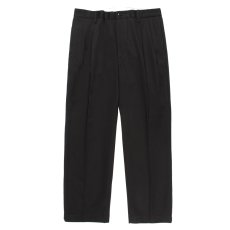 画像2: WACKO MARIA/DOUBLE PLEATED CHINO TROUSERS（BLACK）［ツータックチノトラウザース-26秋冬］ (2)