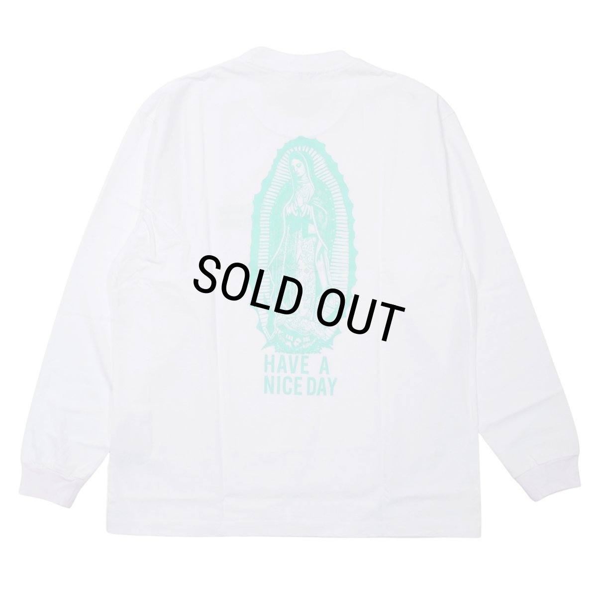 画像1: WACKO MARIA/WASHED HEAVY WEIGHT LONG SLEEVE T-SHIRT（WHITE）［刺繍+プリント長袖T-26秋冬］ (1)