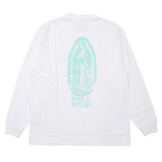 画像1: WACKO MARIA/WASHED HEAVY WEIGHT LONG SLEEVE T-SHIRT（WHITE）［刺繍+プリント長袖T-26秋冬］ (1)