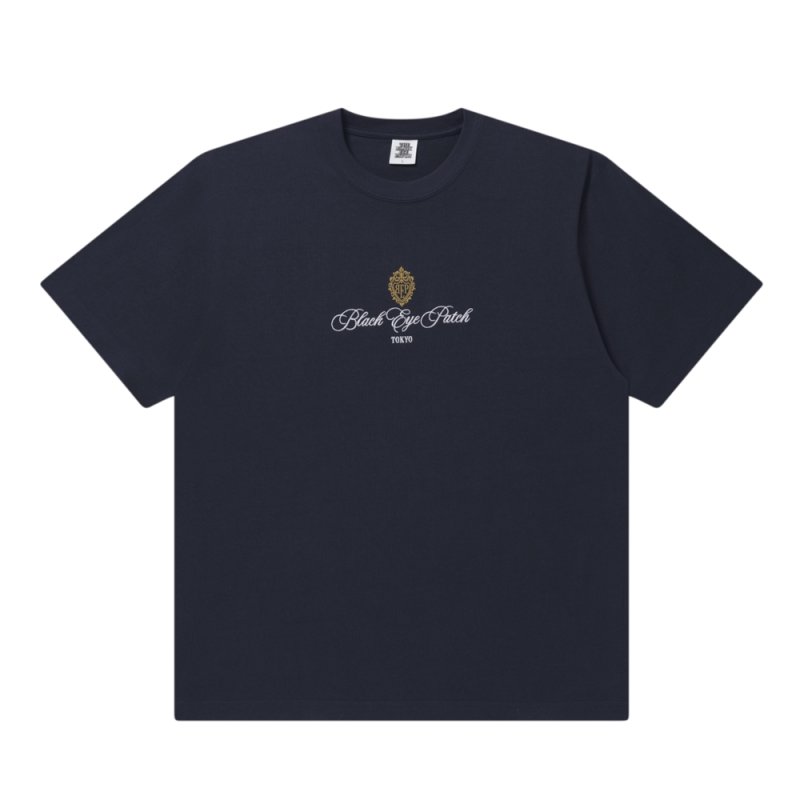 画像1: BlackEyePatch/ROYAL SUITE LOGO HEAVYWEIGHT TEE(NAVY)