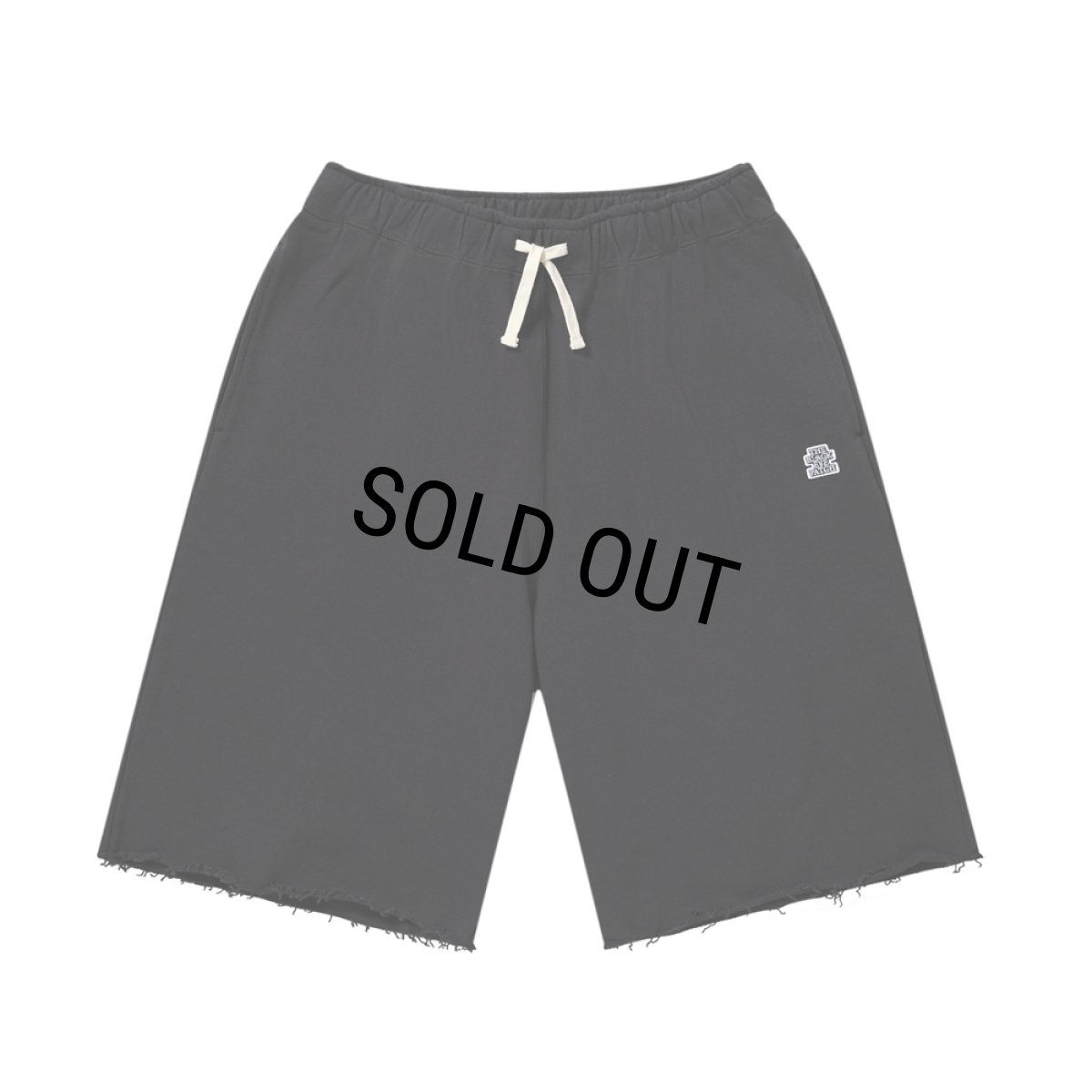 画像1: BlackEyePatch/SMALL OG CUT OFF SWEAT SHORTS（BLACK） (1)