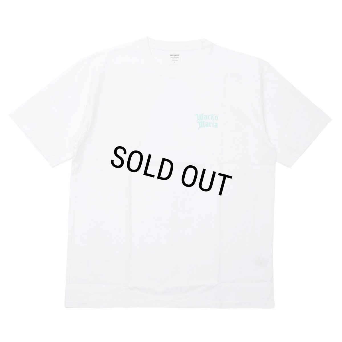 画像2: WACKO MARIA/WASHED HEAVY WEIGHT T-SHIRT（WHITE）［プリントT-26秋冬］ (2)