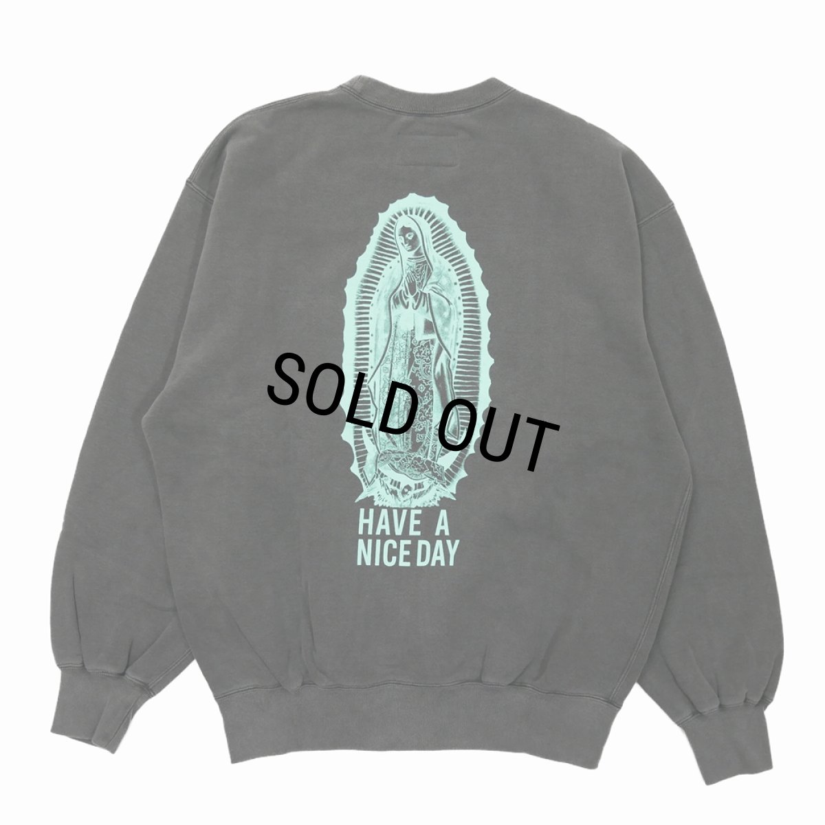 画像1: WACKO MARIA/WASHED HEAVY WEIGHT SWEAT SHIRT（GRAY）［クルーネックスウェット-26秋冬］ (1)