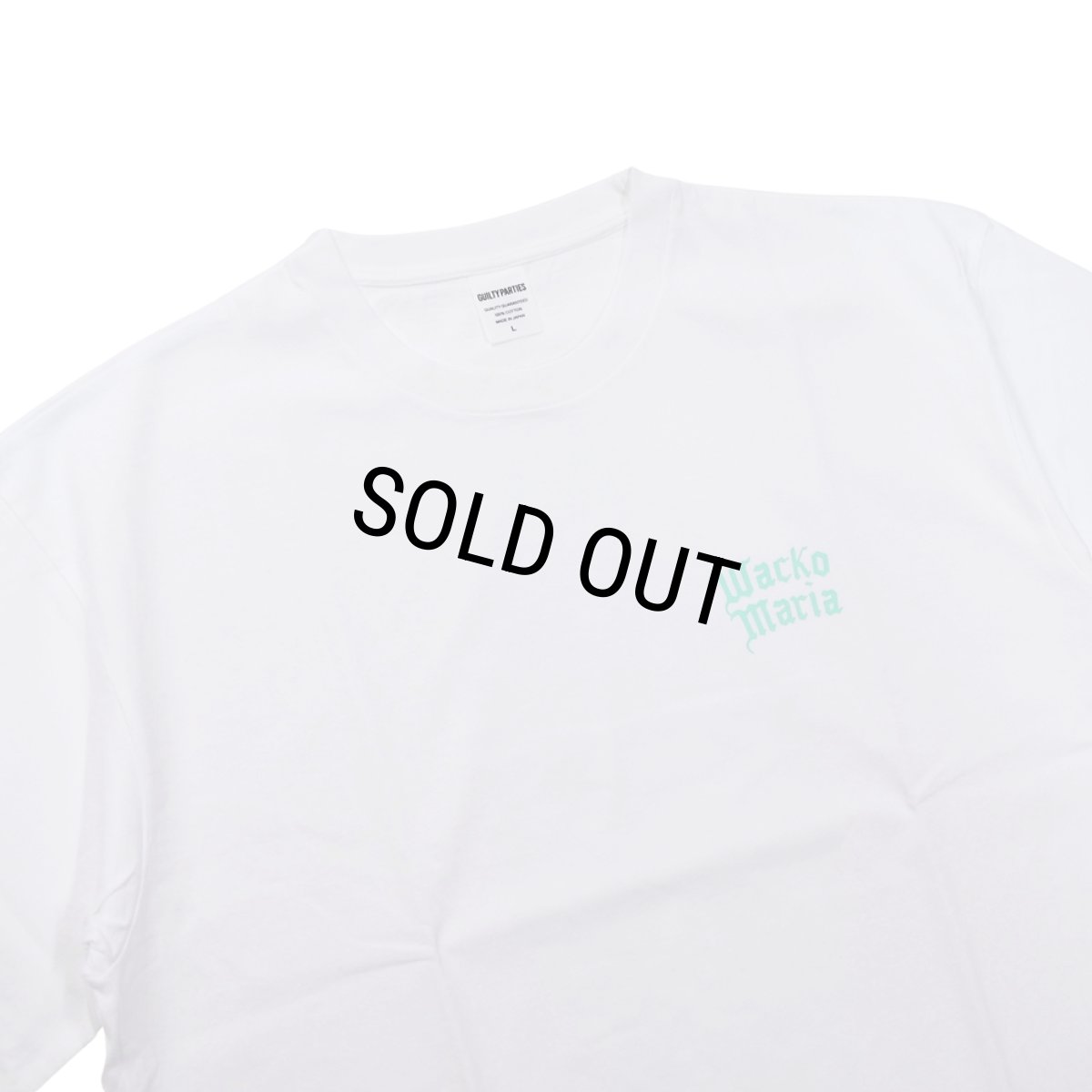 画像3: WACKO MARIA/WASHED HEAVY WEIGHT T-SHIRT（WHITE）［プリントT-26秋冬］ (3)