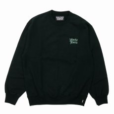 画像2: WACKO MARIA/WASHED HEAVY WEIGHT SWEAT SHIRT（BLACK）［クルーネックスウェット-26秋冬］ (2)