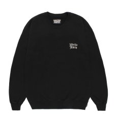 画像2: WACKO MARIA/WASHED HEAVY WEIGHT SWEAT SHIRT（BLACK）［クルーネックスウェット-26秋冬］ (2)