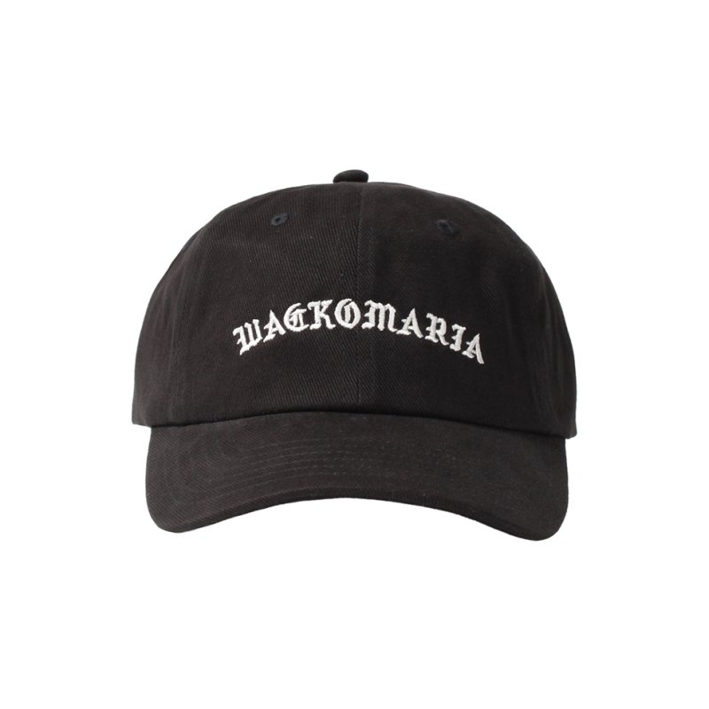 画像1: WACKO MARIA/6 PANEL CAP（BLACK）［6パネルキャップ-26秋冬］