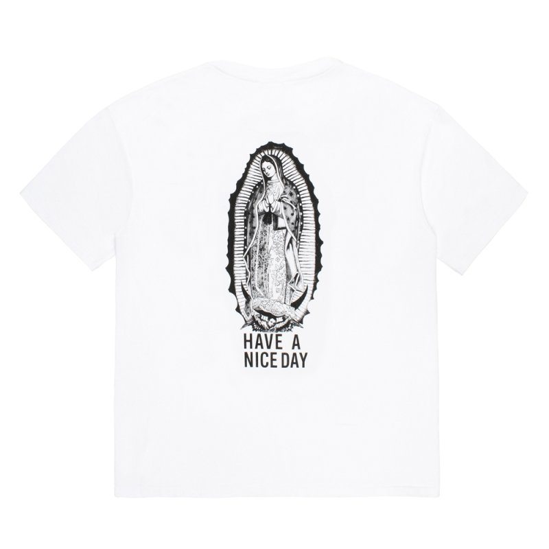 画像2: WACKO MARIA/WASHED HEAVY WEIGHT T-SHIRT（WHITE）［プリントT-26秋冬］