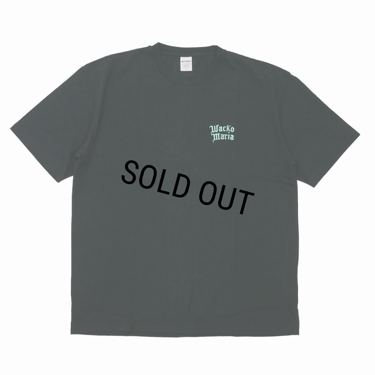 画像2: WACKO MARIA/WASHED HEAVY WEIGHT T-SHIRT（BLACK）［プリントT-26秋冬］ (2)