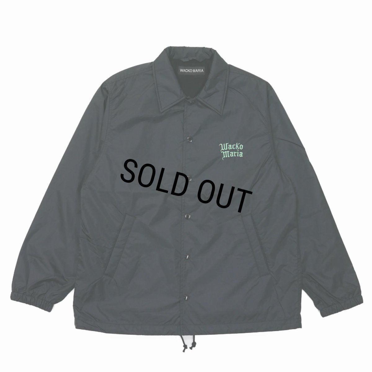 画像2: WACKO MARIA/COACH JACKET（BLACK）［コーチJKT-26秋冬］ (2)