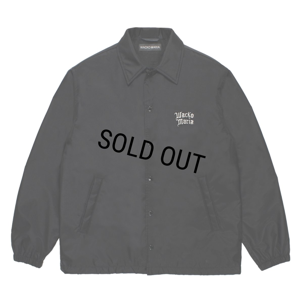 画像2: WACKO MARIA/COACH JACKET（BLACK）［コーチJKT-26秋冬］ (2)