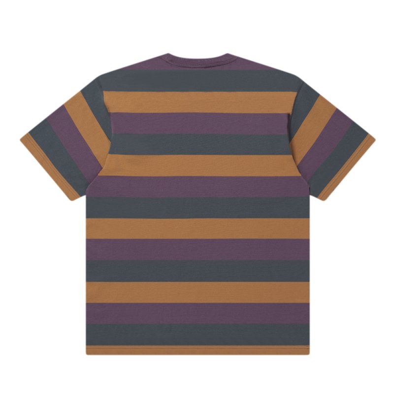 画像2: BlackEyePatch/SMALL OG BORDER STRIPED HEAVYWEIGHT TEE(MULTI)