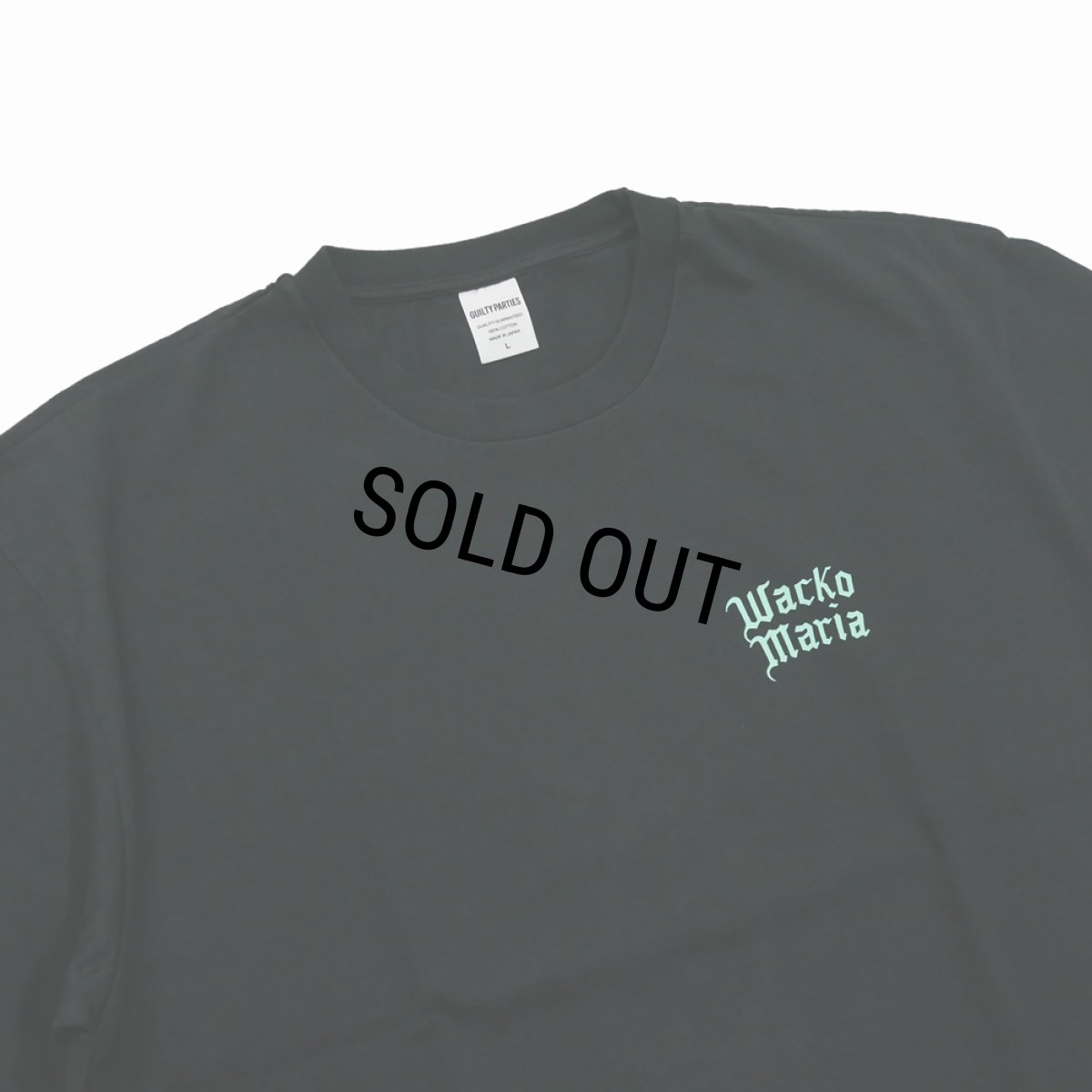 画像3: WACKO MARIA/WASHED HEAVY WEIGHT T-SHIRT（BLACK）［プリントT-26秋冬］ (3)