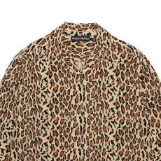 画像2: WACKO MARIA/LEOPARD HAWAIIAN SHIRT（BEIGE）［レオパードハワイアンシャツ-26秋冬］ (2)
