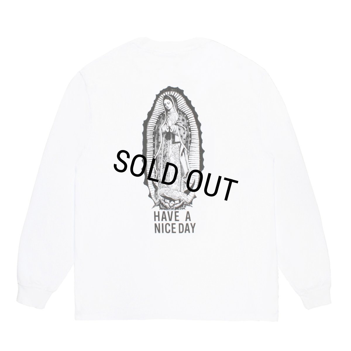 画像1: WACKO MARIA/WASHED HEAVY WEIGHT LONG SLEEVE T-SHIRT（WHITE）［刺繍+プリント長袖T-26秋冬］ (1)