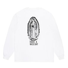画像1: WACKO MARIA/WASHED HEAVY WEIGHT LONG SLEEVE T-SHIRT（WHITE）［刺繍+プリント長袖T-26秋冬］ (1)