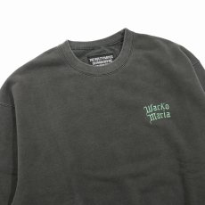画像3: WACKO MARIA/WASHED HEAVY WEIGHT SWEAT SHIRT（GRAY）［クルーネックスウェット-26秋冬］ (3)