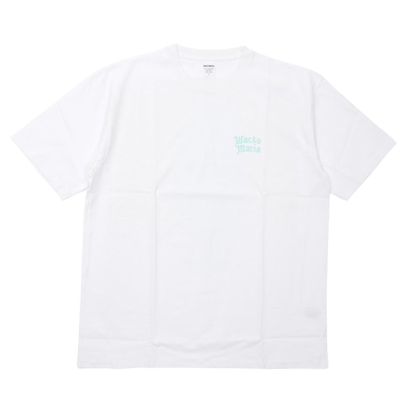 画像1: WACKO MARIA/WASHED HEAVY WEIGHT T-SHIRT（WHITE）［プリントT-26秋冬］