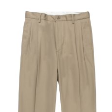画像3: WACKO MARIA/DOUBLE PLEATED CHINO TROUSERS（BEIGE）［ツータックチノトラウザース-26秋冬］ (3)