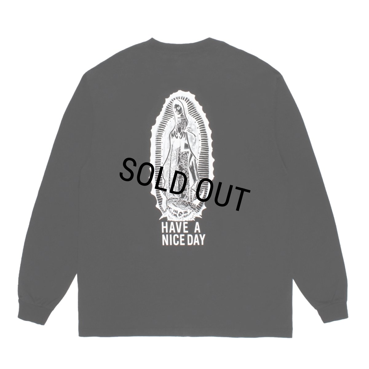 画像1: WACKO MARIA/WASHED HEAVY WEIGHT LONG SLEEVE T-SHIRT（BLACK）［刺繍+プリント長袖T-26秋冬］ (1)