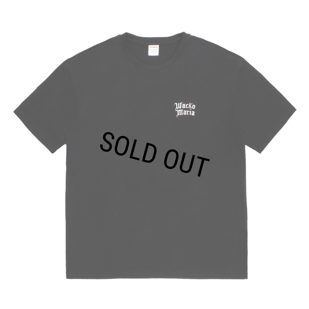 画像2: WACKO MARIA/WASHED HEAVY WEIGHT T-SHIRT（BLACK）［プリントT-26秋冬］ (2)