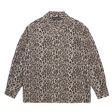 画像1: WACKO MARIA/LEOPARD HAWAIIAN SHIRT（GRAY）［レオパードハワイアンシャツ-26秋冬］ (1)